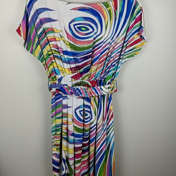 Colorful Flowy Dress - Picture 3 of 12